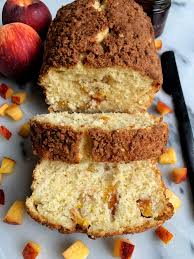 Next time you are searching for a healthy, low carb snack, pull out your frozen bread, let it thaw at room temp and you will be eating in no time! Delicious Peach Crumb Pancake Bread Rachlmansfield