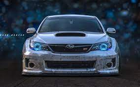 Download Wallpapers 4k Subaru Impreza Wrx Sti Tuning Low Rider Tunned Impreza Front View Subaru Besthqwallpapers Com Subaru Impreza Wrx Subaru Cars