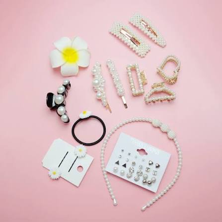 Set phụ kiện tóc 25 món Tiện ích Xanh