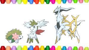 Shaymin coloring pages are a fun way for kids of all ages to develop creativity, focus, motor skills and color recognition. Pokemon Coloring Pages For Kids Shaymin And Arceus Youtube