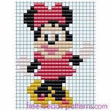 Perler Beads Pattern Pixel Art For Children Disney Minnie Mouse Bordado Ponto Cruz Infantil Ponto Cruz Minnie Desenhos Ponto Cruz