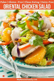 This hot chicken salad also adds a craveable dose of texture and crunch thanks to the additions of water chestnuts, slivered almonds, and crisp potato chips. Paleo Chinese Chicken Salad Recipe My Natural Family