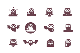 400 Owl Vector Icon Set Icon Set Vector Owl Vector Icon Set