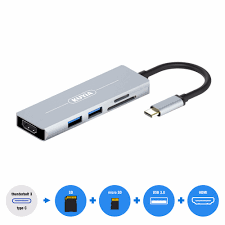 Usb type c adaptör & çevirici modelleri ve fiyatları için tıklayın! Usb C Usb 3 1 Type C Adaptor 5 In 1 Usb C To Hdmi Adapter For Macbook Pro Chromebook Note 8 Thunderbol 3 Samsung Galaxy S9 Data Cables Aliexpress