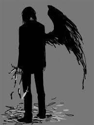 Anime Angel With Black And White Wings Anime Black And White Fallen Angel Manga Wings Angel Manga Anime Fallen Angel Fallen Angel