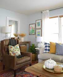 You can either place a black or white board in the living room, on which you might write messages occasionally. Living Room Decorating Ideas For Fall Balancing Home