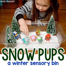 Perfect for rainy days or for when winter cabin fever strikes. Winter Sensory Bin A Quick And Easy Indoor Activity Busy Toddler