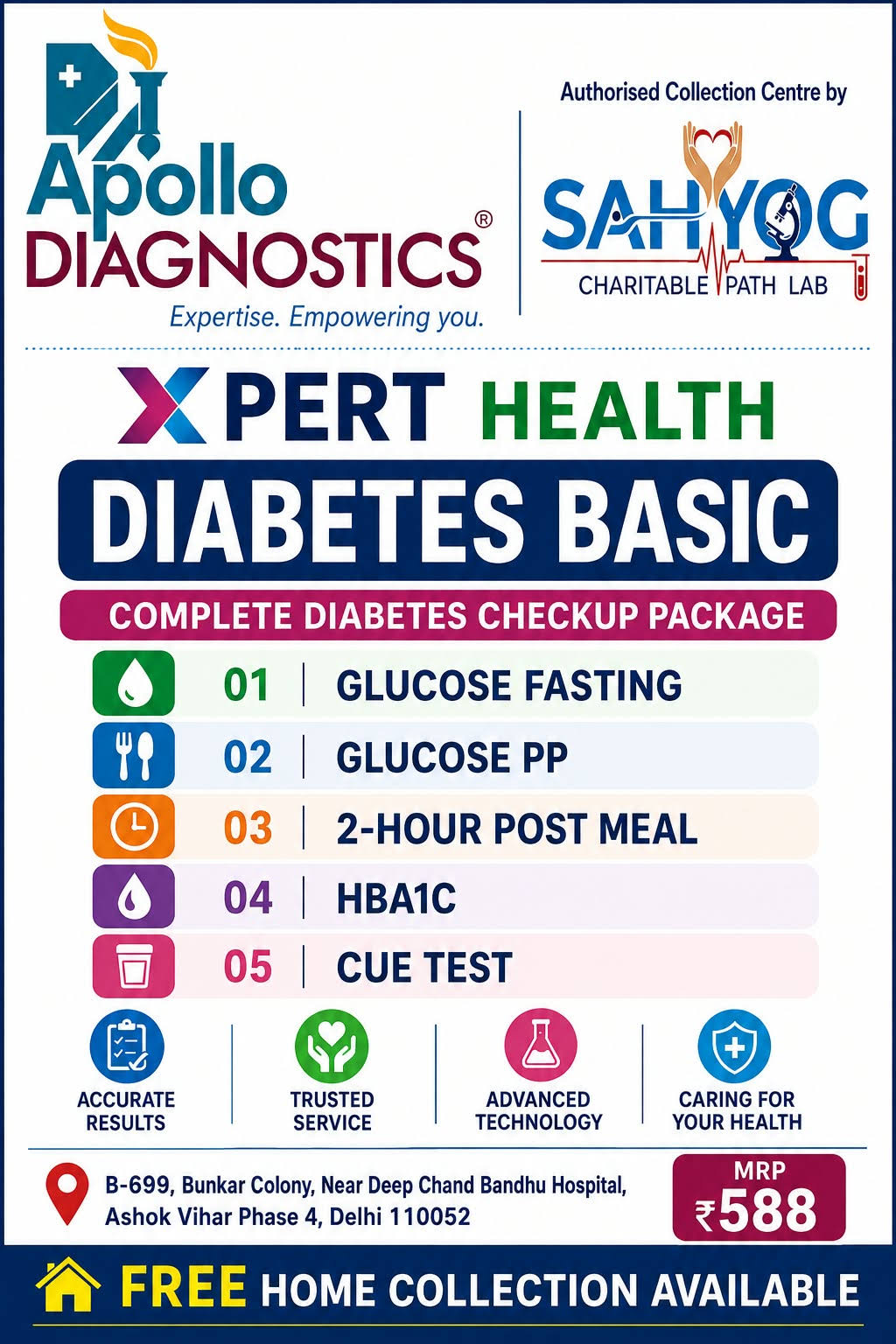 XPERT HEALTH DIABETES BASIC product image