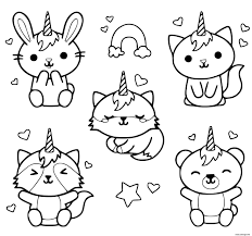 coloriage chat en mo de licorne kawaii chaton a imprimer 2021 dessin livre halloween