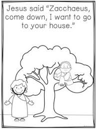 Please, keep your kids entertained for a long time and create your own zacchaeus coloring book for preschooler, kindergarteners and grade school children. Zacchaeus Crafts