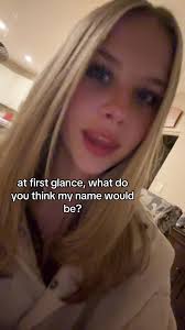 i need to knowww #names #firstglance #blonde #fyp #viralvideo #foryoupage