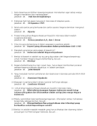 Renang merupakan olahraga yang banyak digemari oleh banyak orang, hal ini dikarenakan banyak sekali manfaat yang didapatkan dari berenang, di bawah ini ada beberapa contoh soal dalam bentuk essay tentang renang yang sudah dilengkapi dengan jawabannya. Soal Uts Pkn Tentang Wawasan Nusantara Jawabanku Id