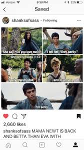 She Say Do You Love Me I Tell Her Only Partly Meme Hahahahah I Cant Even Right Now This Is So Funny Maze Runner Funny Maze Runner Imagines Maze Runner Movie