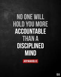 No One Will Hold You More Accountable Than Fitness Motivation Quotes Diet Motivation Quotes Motivational Quotes For Students