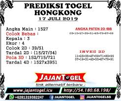 Prediksi Angka Jitu Hongkong 17 Juli 2019 Yang Sudah Berpengalaman Dan Berkecipung Lama Di Dunia Togel Online Maupun Togel Darat Singapura 19 Februari Malam
