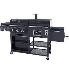 Smoke Hollow 4 In 1 Combo Grill 3 Burner Bbq Smoker Box Gas And Charcoal New Best Charcoal Grill Gas And Charcoal Grill Best Gas Grills