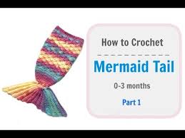 How To Crochet Baby Mermaid Tail Part 1 Youtube