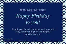 I was not expecting that you remember it. 2021 Super Cute Birthday Wishes And Messages For Boss Limitlesso