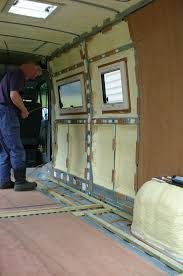 Pros spray this expandable foam substance in wall cavities or on the underside of the roof. Spray Foam Insulation Motorhome Builder