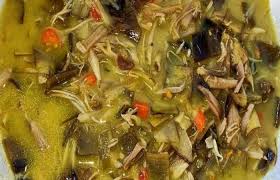 Tumis bahan yang telah diiris sampai harum kemudian masukkan petai. Resep Sayur Jantung Pisang Kuah Santan Dengan Bahan Sederhana Cek Resep