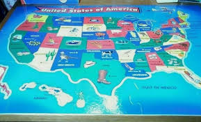 Simply click the big play button to start having fun. Melissa And Doug Puzzle Usa United States Map 51 Pieces Complete 2x3 Euc Melissadoug Usa Map United States Map Map Puzzle
