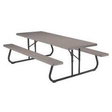 Lifetime Products 96 In Gray Resin Rectangle Colla Psible Picnic Table 80123 Folding Picnic Table Foldable Picnic Table Picnic Table