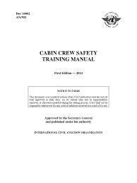 Good laboratory practice training manual for the trainer: 290440983 Cabin Crew Safety Training Manual Pdf Flight Attendant Simulation