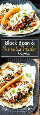 Black Bean Sweet Potato Tacos Vegetarian Evolving Table Recipe Food Sweet Potato Tacos Vegetarian Recipes
