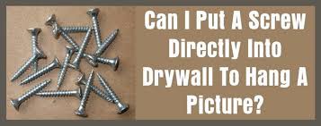 By keeping the tool free of moving or electronic parts, the stud 4 sure is easy to use and fits easily into any tool pouch. Can I Put A Screw Directly Into Drywall To Hang A Picture
