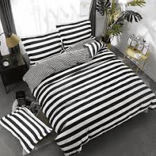 Black And White Striped Duvet Cover Queen Black And White Striped Bedding Queen Google Search In 2020 Classic Duvet Covers Duvet Cover Sets Queen Bedding Sets