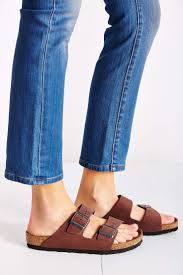 Birkenstock Soft Footbed Vs Regular Flat Feet Birkenstock Arizona Nubuck Soft Footbed Slide Sandal Urban Outfitters Birkenstock Shoes Me Too Shoes