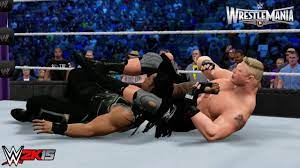 Where does wrestlemania 31's main event rank among the best in the show's history? Wwe 2k15 Wrestlemania 31 Main Event Brock Lesnar Vs Roman Reigns Wwe World Heavyweight Title Youtube