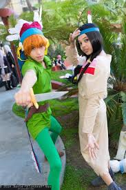 Peter Pan And Tiger Lily Peter Pan Halloween Costumes Scary Halloween Party Tiger Lily Costume