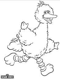 Just click to print out your copy of this big bird on horse coloring page. Big Bird Coloring Page Google Search Bird Coloring Pages Sesame Street Coloring Pages Coloring Pages