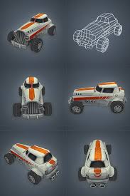 Download Car 05 Low Poly 3docean Item For Sale Low Poly Low Poly Models Low Poly Car