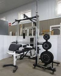 Powerhouse gym ⭐ , ⓜ ploschad 1905 goda, russia, yekaterinburg, khokhryakova street, 10: Albrecht Auctions Powerhouse Fitness Smith 3000 Weight Trolley With 355 Lbs Of Weight Olympic Bar Bench Preacher Curl Leg Lift