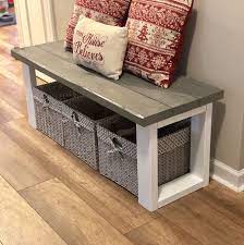 Entryway Bench Farmhouse Style Wood Bench Etsy Farmhouse Furniture Furniture Diy Rustic Furniture