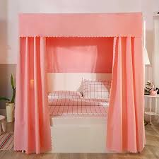 Amazonsmile Obokidly Princess 4 Corner Post Bed Curtain Canopy Windproof Lightproof Bed Canopy Mosquito Net Bedroom De In 2020 Girls Bed Canopy Girl Beds Bed Curtains