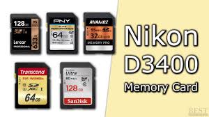 The basis for memory card technology is flash memory. Nikon D3400 Memory Cards In 2021