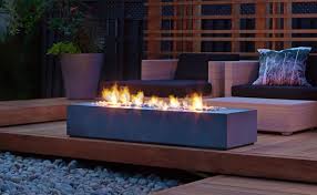 Great Contemporary Deck With Exterior Stone Floors Fence Gas Fire Pits Outdoor Outdoor Fire Pit Designs Modern Fire Pit