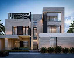 Facilities in this house total area : Modern Villa Design On Behance