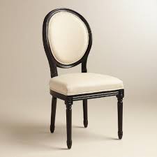 Natural Linen Paige Round Back Black Frame Chairs Set Of 2 Dining Room Chairs Upholstered Round Back Dining Chairs Oversized Chair Living Room