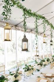 40 Hanging Lanterns Decor Ideas For Indoor Or Outdoor Weddings Floral Wedding Decorations Bohemian Wedding Reception Garland Wedding