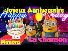 La Chanson Pour Feter Ton Anniversaire Youtube Minions Joyeux Anniversaire Musique Joyeux Anniversaire Joyeux Anniversaire Gratuit