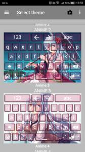 Download black anime girly theme apk de forma segura desarrollada . Anime Keyboard Theme For Android Apk Download