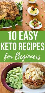 10 Easy Keto Recipes For Beginners Keto Diet Food List Keto Recipes Easy Keto Diet Benefits