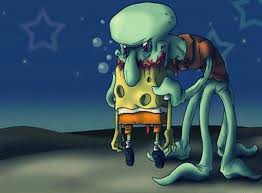 Oh No Help Me Patrick Spongebob Spongebob And Sandy Squidward