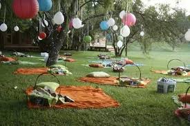 Outdoor Event Without The Table And Chairs Hassle Set Up A Picnic Rug Basket Of Food And Drink Picnic Wedding Wedding Picnic Reception Unconventional Wedding