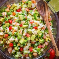 avocado shrimp salsa recipe video