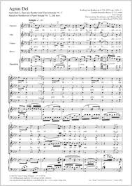 Falls sie eine frage stellen möchten. Ludwig Van Beethoven Agnus Dei Noten Chormusik Kaufen